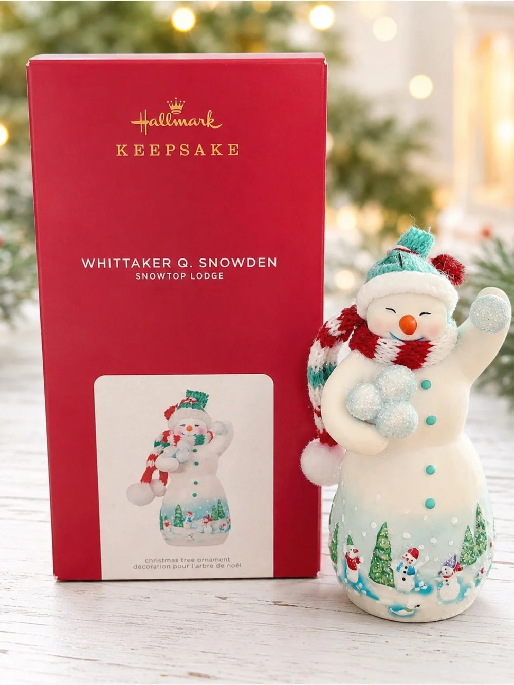 Hallmark Keepsake 2021 Whittaker Q. Snowden 17th Snowtop Lodge Ornament w/ Box